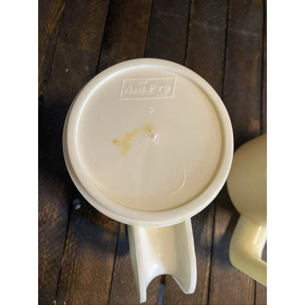 Vintage Set Of 6 Of Mugs The Am Pro Line Stackable Plastic Mugs